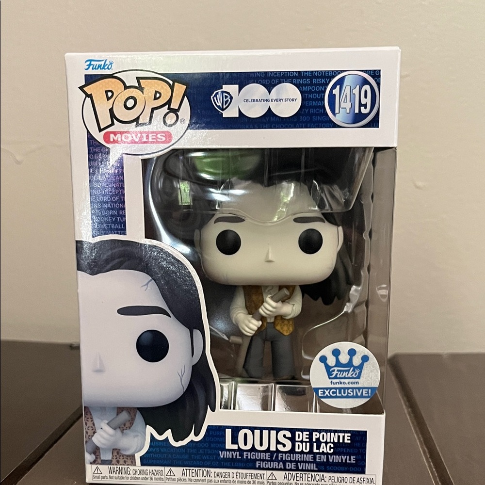 Funko Pop! Movies Louis with Black Hair and Gray Outfit